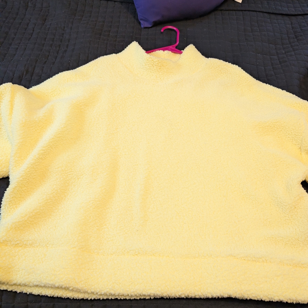 GAP Soft Yellow Cowl Neck Sweater